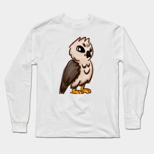 Cute Hawk Drawing Long Sleeve T-Shirt